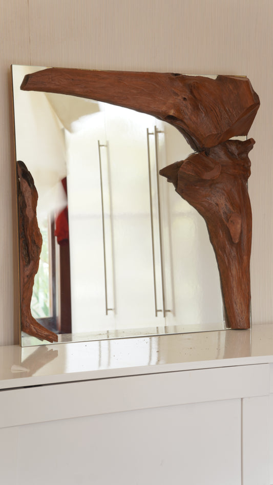 Nature’s Edge – Organic Teak Frame Mirror