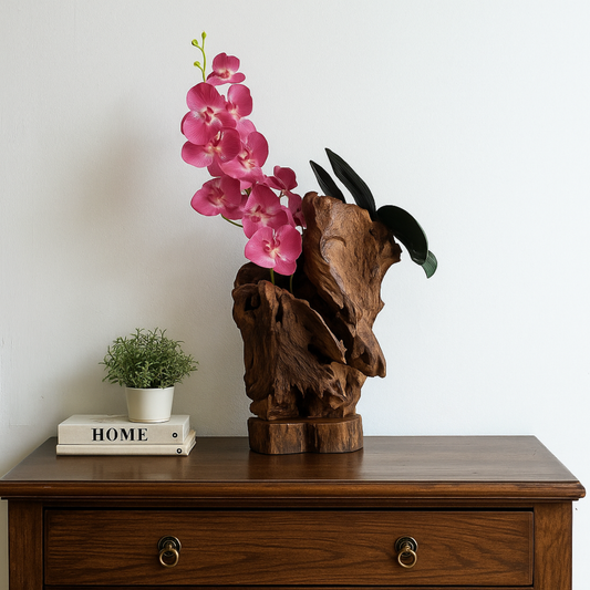 Wild Orchid Rise – Driftwood Art Display