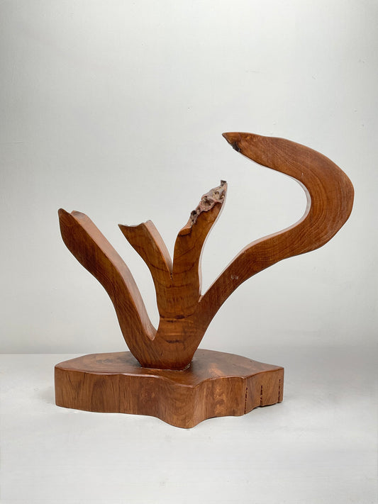 Rising Branches – Teak Abstract Sculpture