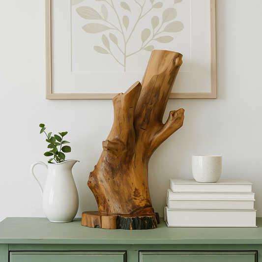 Branching Path – Teak Abstract Sculpture