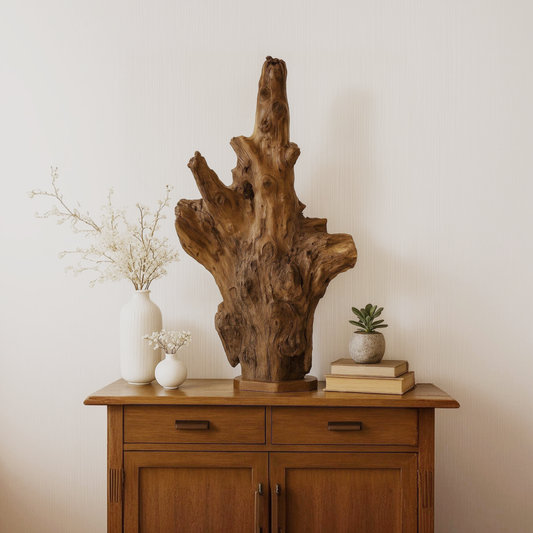 Forest Monolith – Teak Root Sculpture