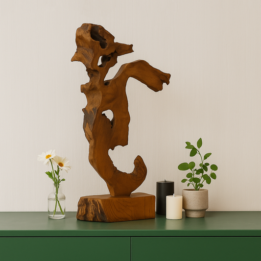 Tide’s Embrace – Organic Teak Form