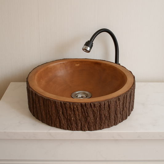 Wood Sink – Handmade Wooden Bathroom Sink