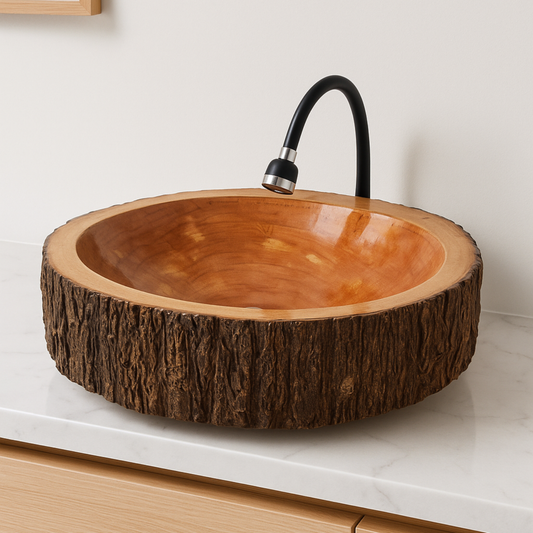 Wood Sink – Handmade Wooden Bathroom Sink