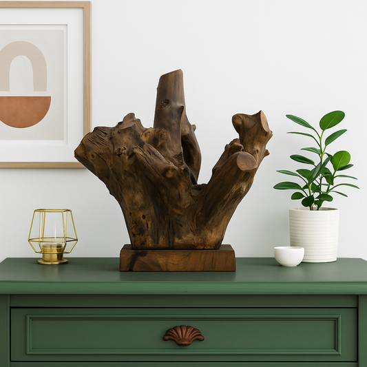 Earth’s Crown – Teak Root Sculpture