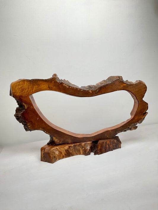 Ocean’s Frame – Teak Abstract Sculpture