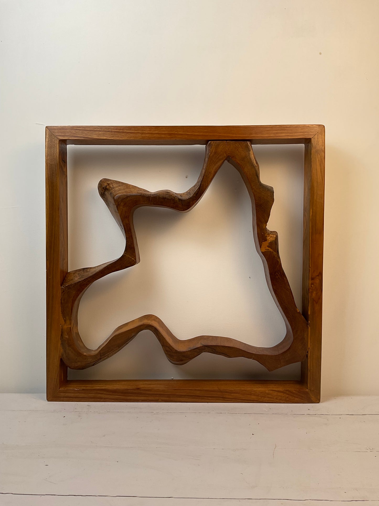 Framed Teak Form – Natural Line Collection