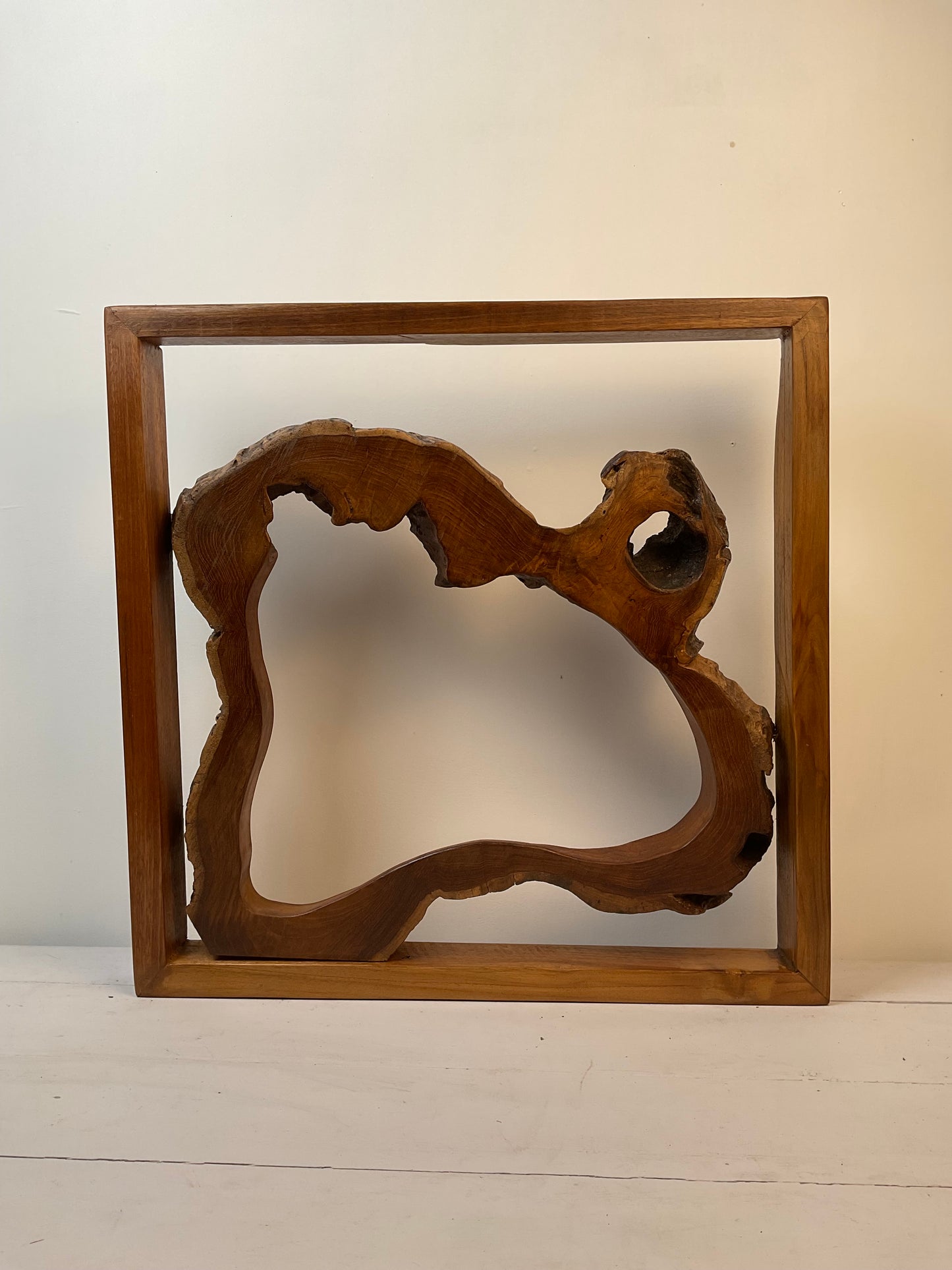 Framed Teak Form – Natural Line Collection