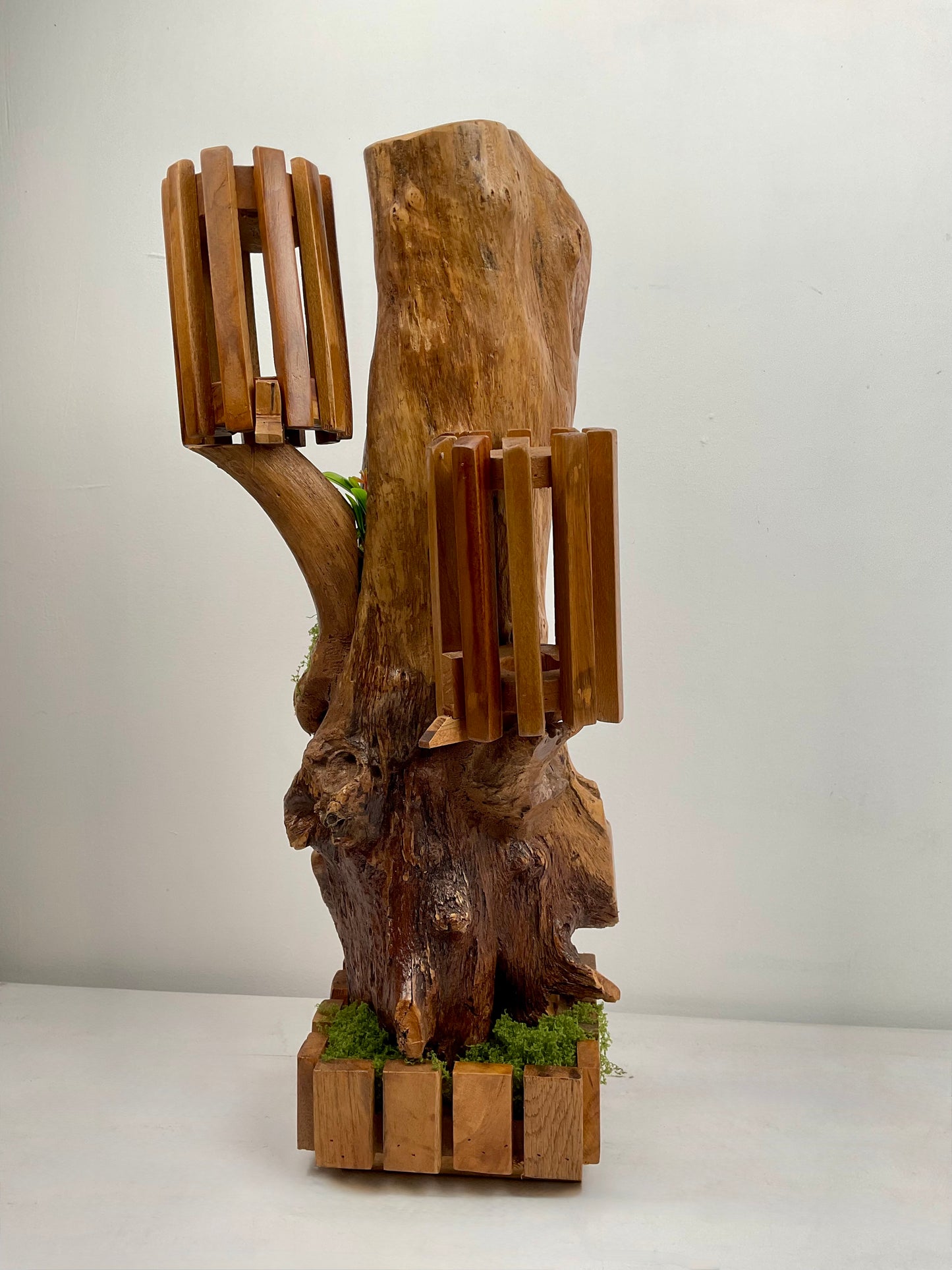 Windmill Grove – Teak Decorative Sculpture
