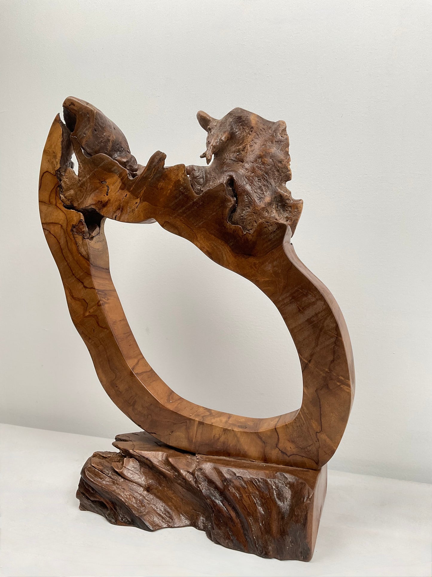 Nature’s Embrace – Organic Teak Form