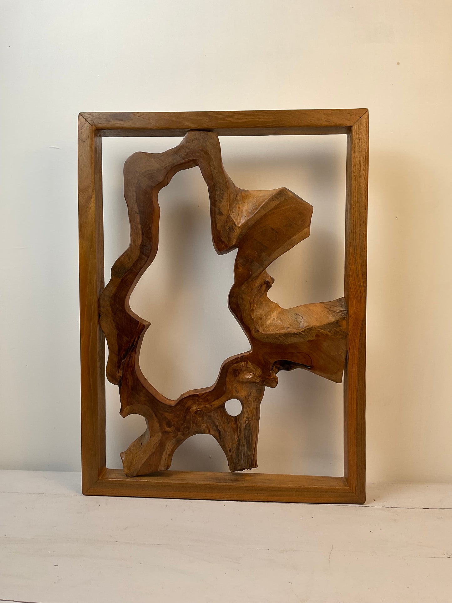 Framed Teak Form – Natural Line Collection