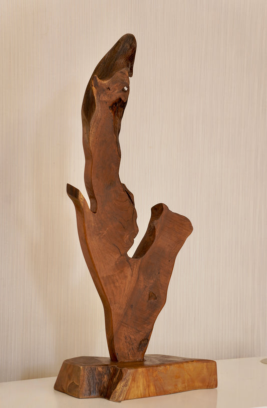 Eternal Rise – Handcrafted Teak Art