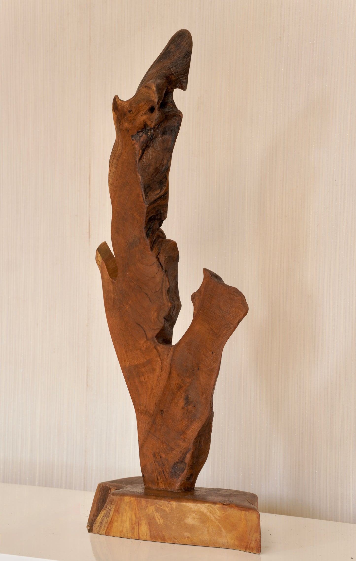 Eternal Rise – Handcrafted Teak Art