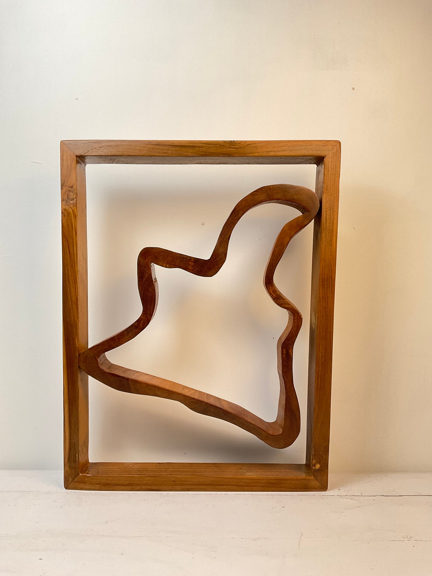 Framed Teak Form – Natural Line Collection